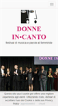 Mobile Screenshot of donneincanto.org